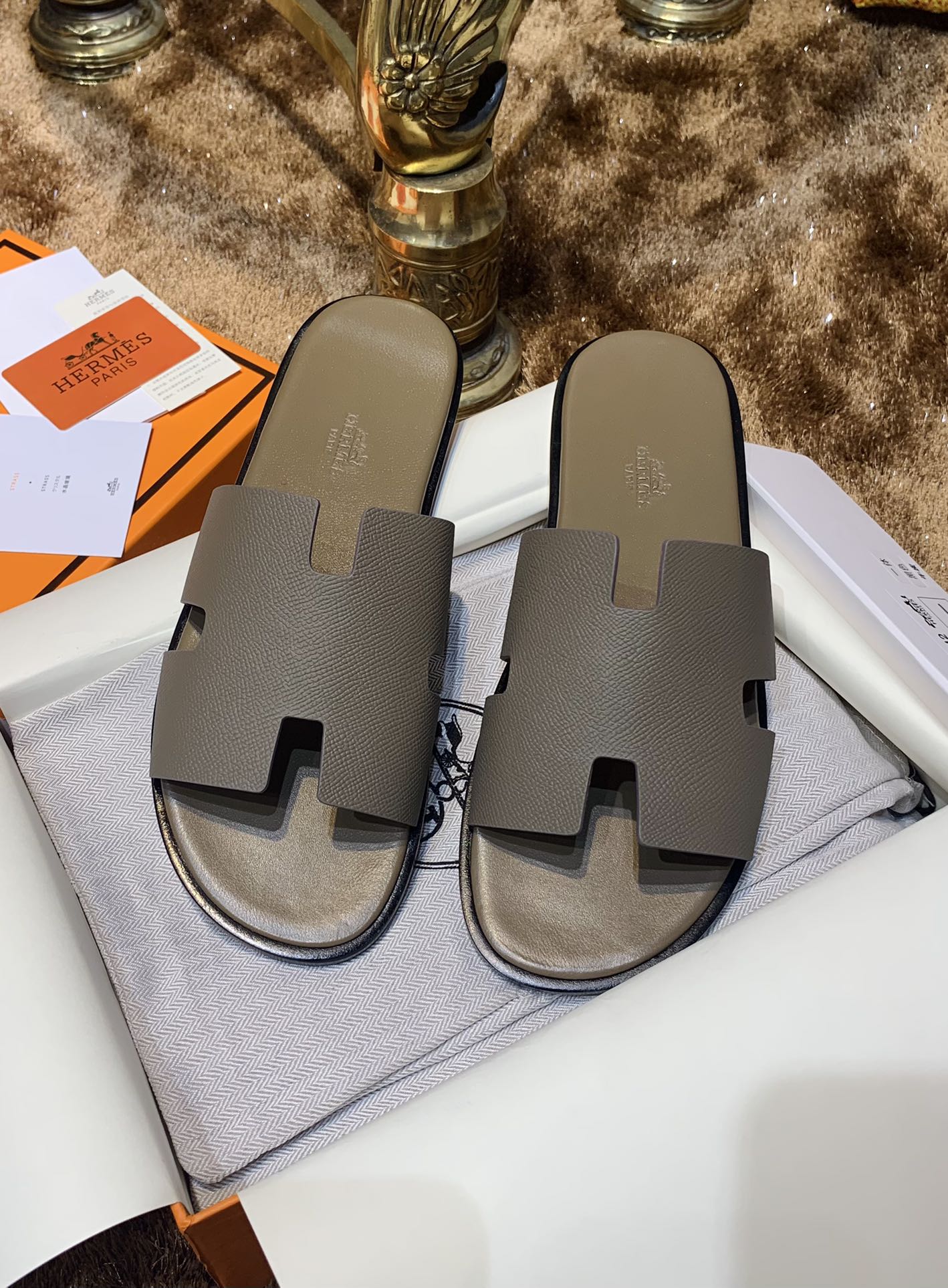 [TOP] HERMES Men's Slippers - 21 Colors