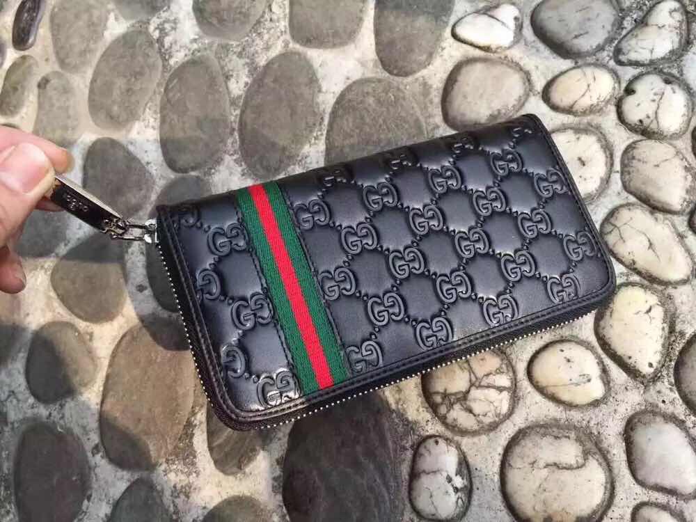[TOP] GUCCI Men's Wallet - Black