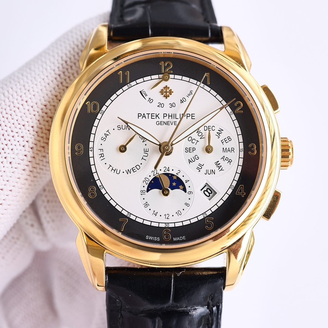 [TOP] Patek Philippe Men's 42mm Watch - 3 Colors