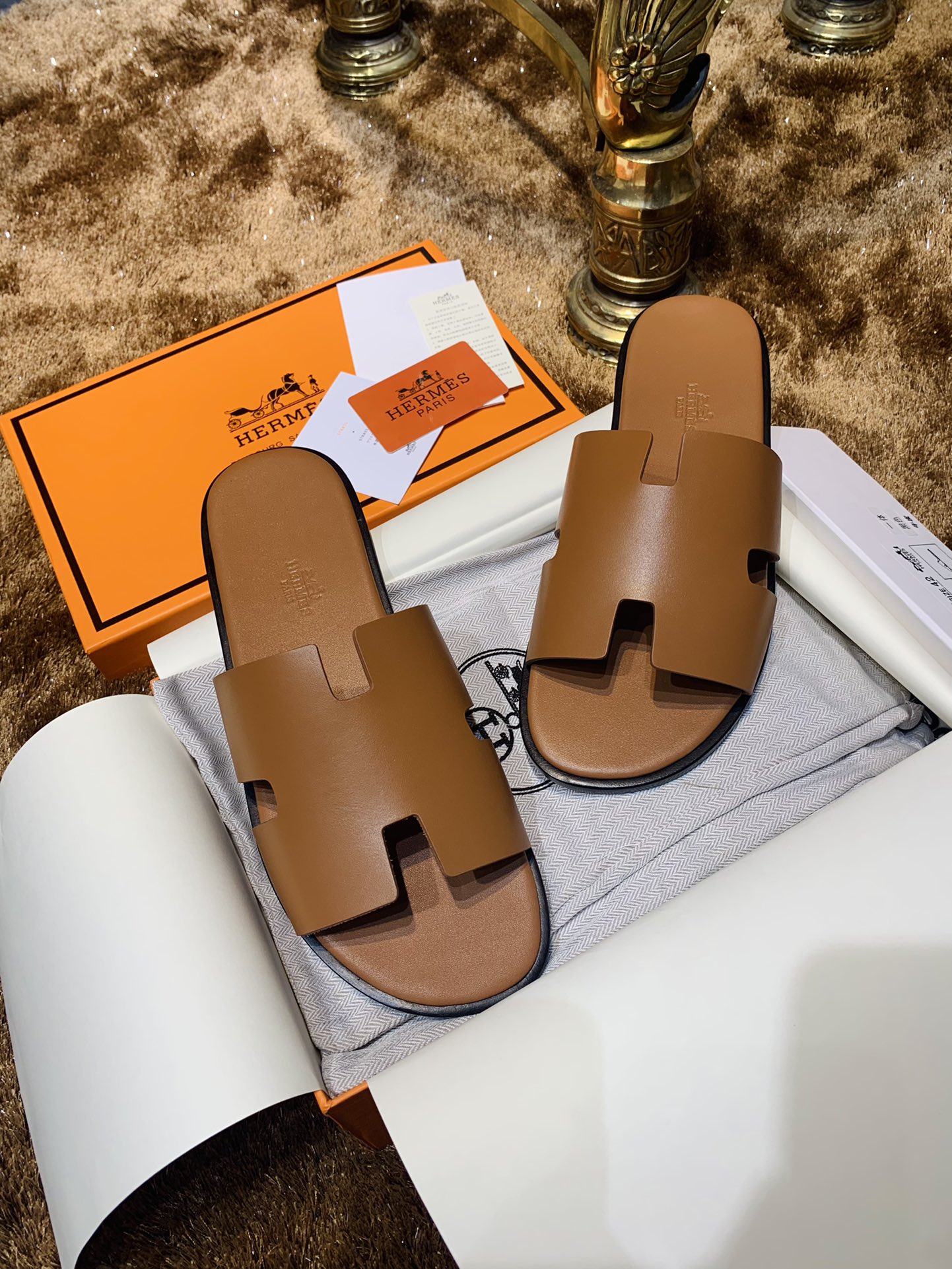 [TOP] HERMES Men's Slippers - 21 Colors