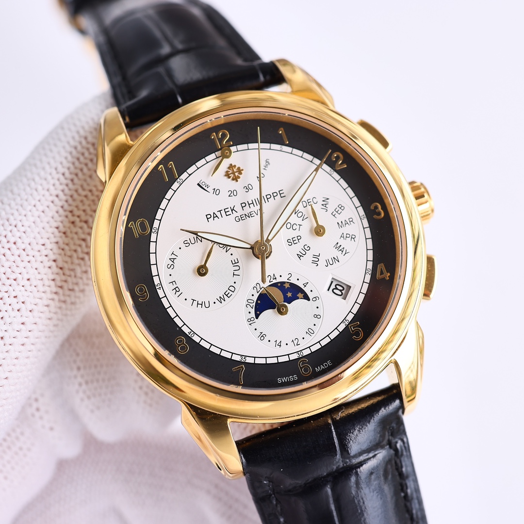 [TOP] Patek Philippe Men's 42mm Watch - 3 Colors