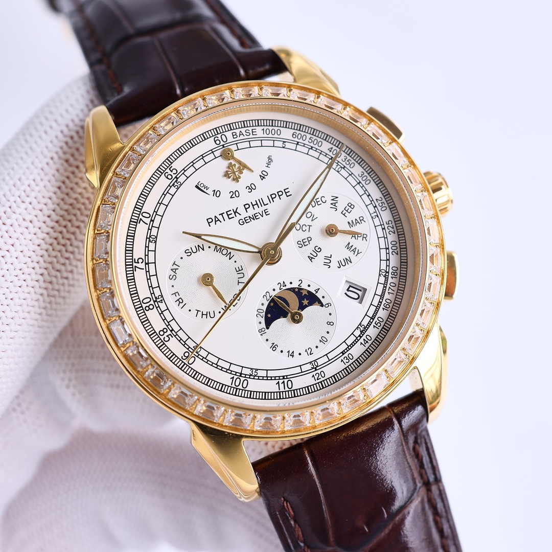 [TOP] Patek Philippe Men's 42mm Watch - 2 Colors