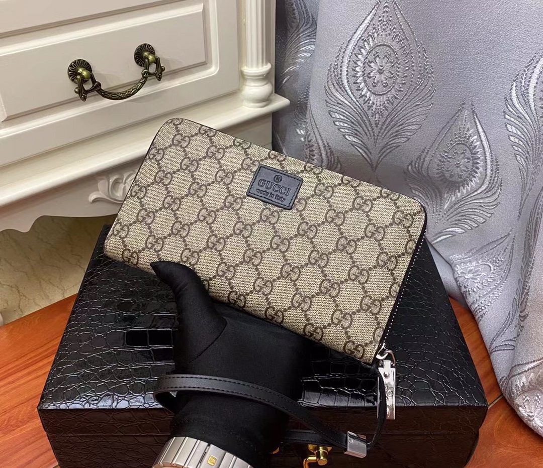 [TOP] GUCCI Men's Wallet - Brown