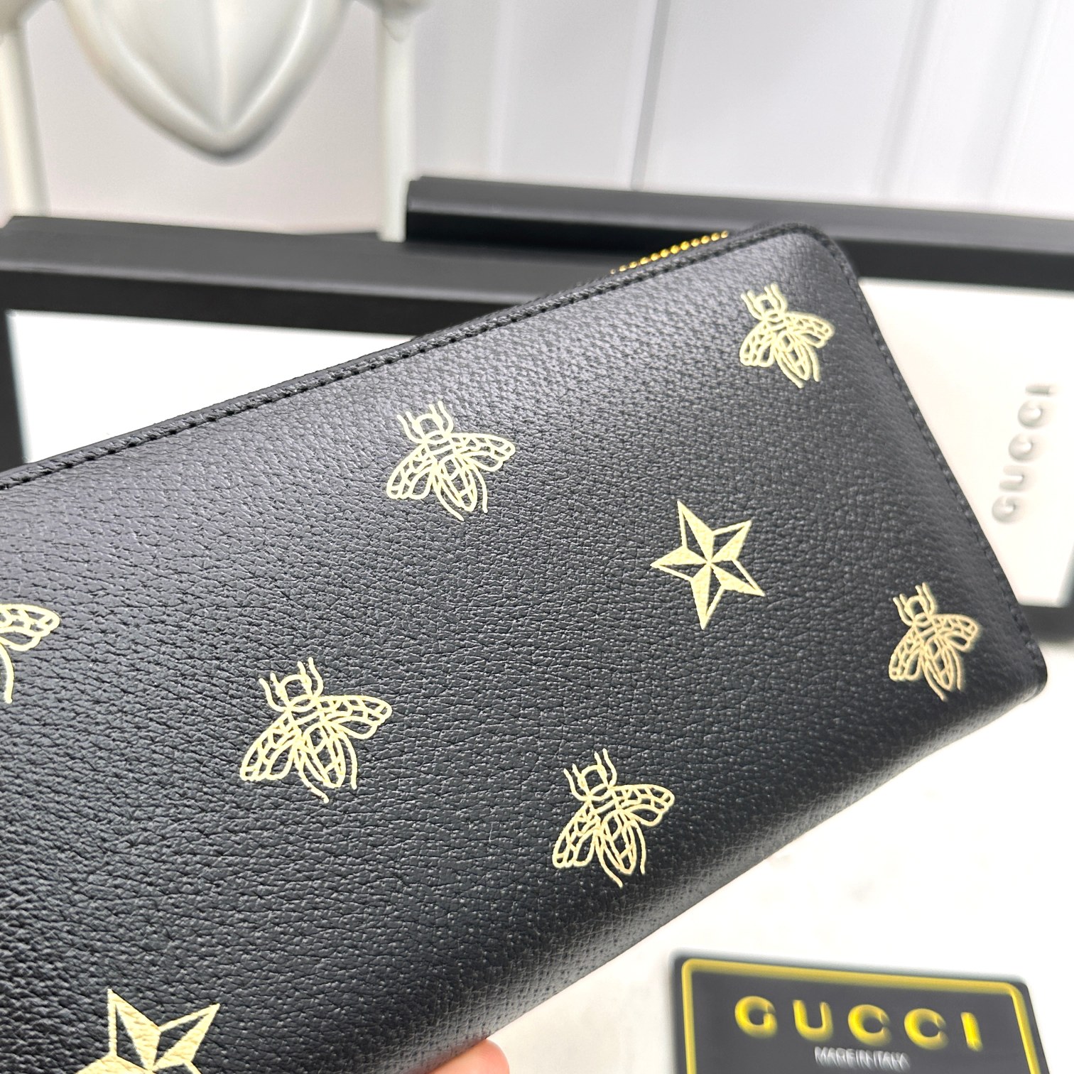 [TOP] GUCCI Men's Wallet - Black