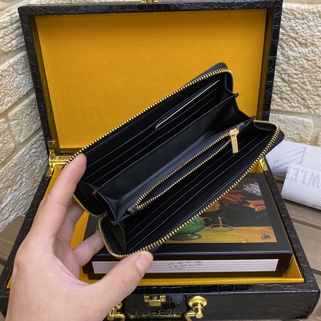 [TOP] GUCCI Men's Wallet - Black