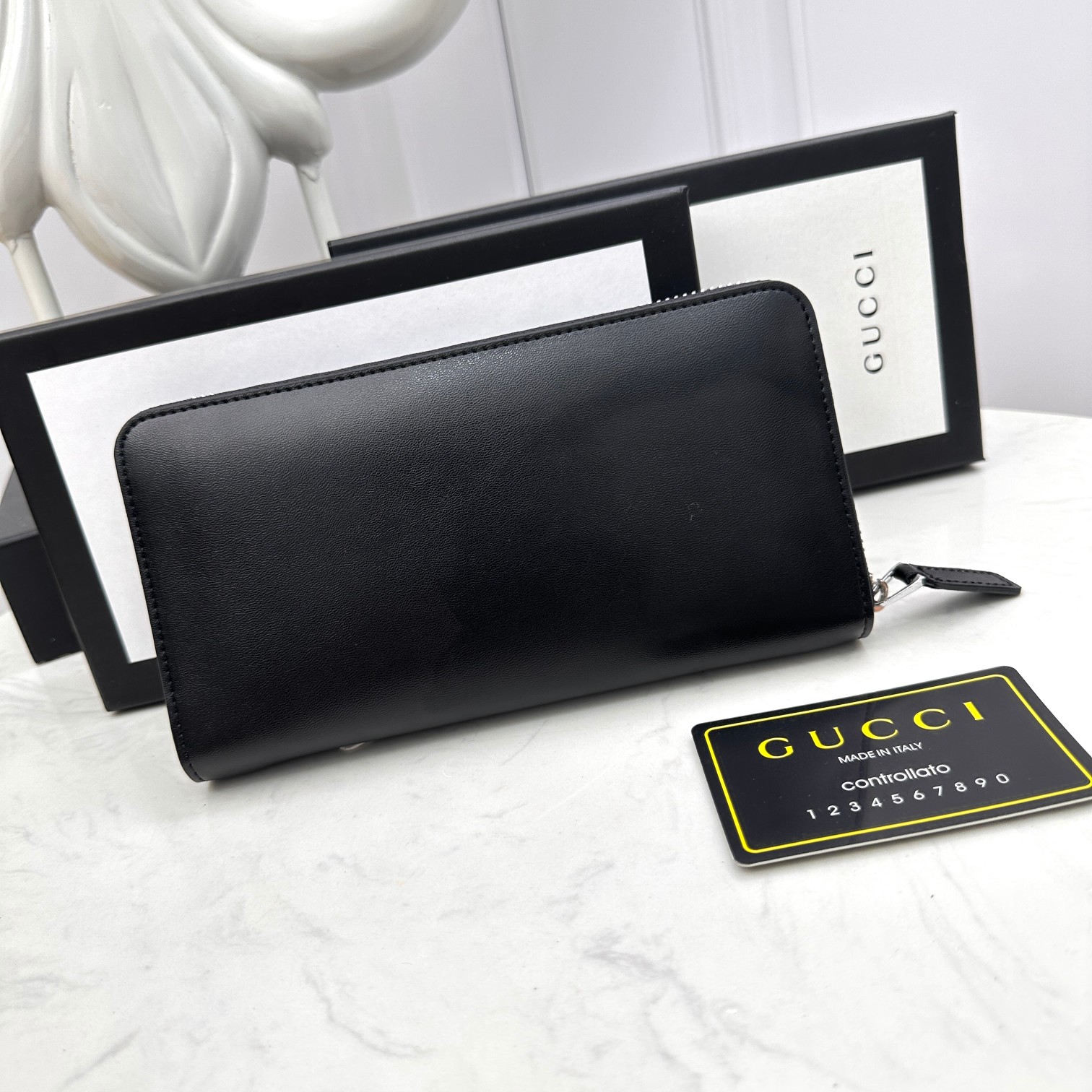 [TOP] GUCCI Men's Wallet - Black