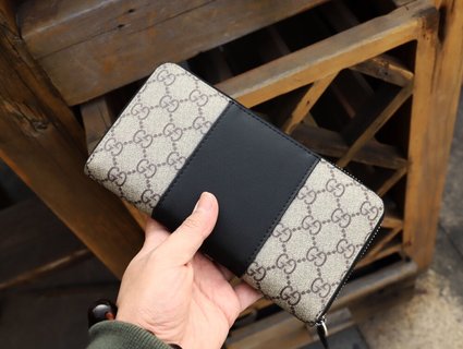 [TOP] GUCCI Men's Wallet - Black