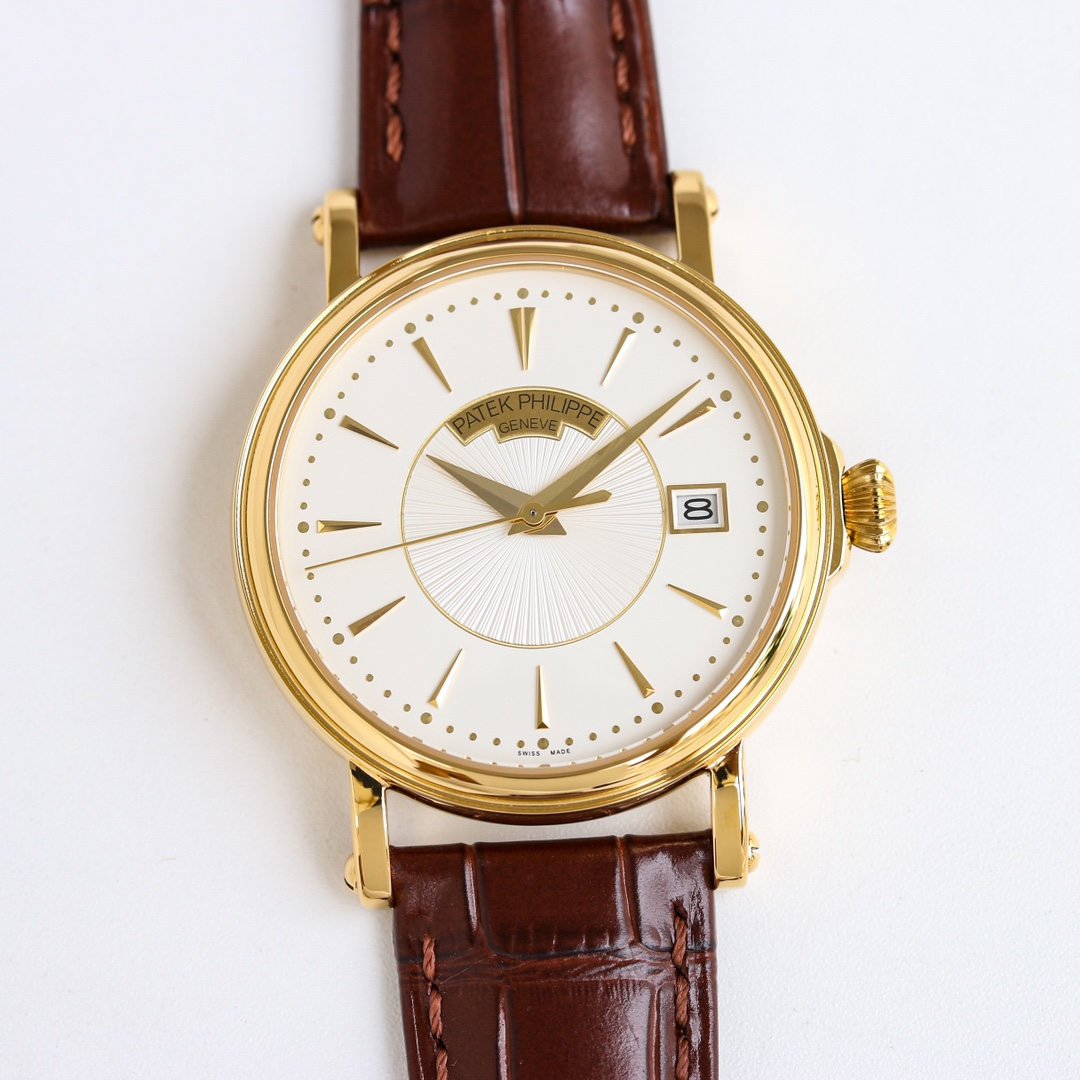 [TOP] Patek Philippe Men's 38mm Watch - Brown