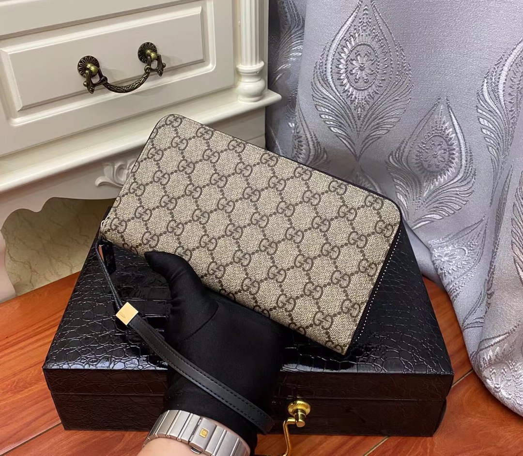 [TOP] GUCCI Men's Wallet - Brown