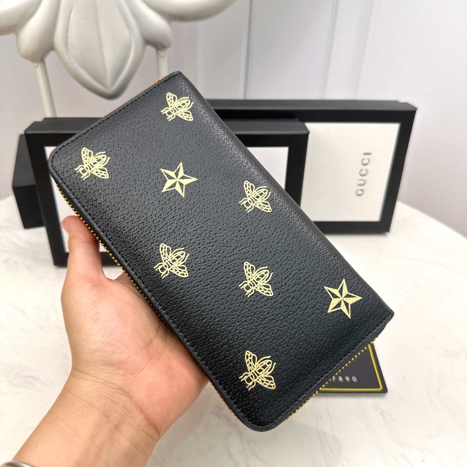 [TOP] GUCCI Men's Wallet - Black