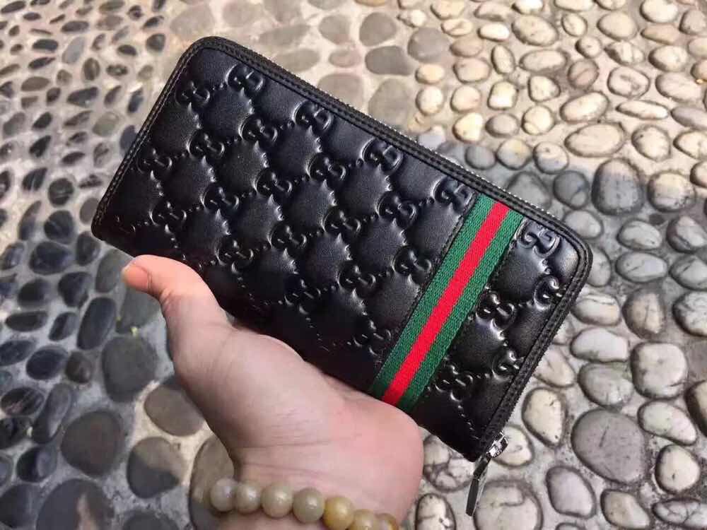[TOP] GUCCI Men's Wallet - Black