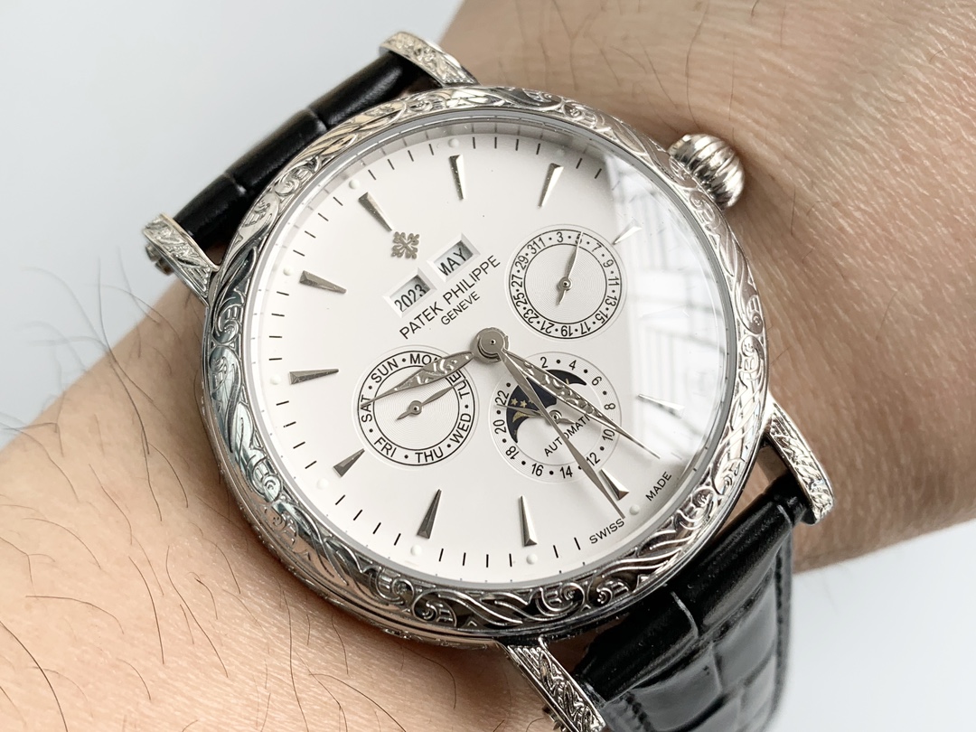 [TOP] Patek Philippe Men's 42mm Watch - 6 Colors