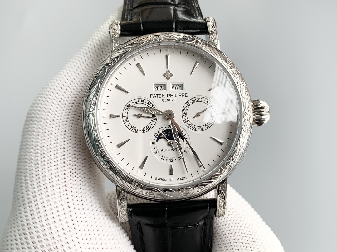 [TOP] Patek Philippe Men's 42mm Watch - 6 Colors