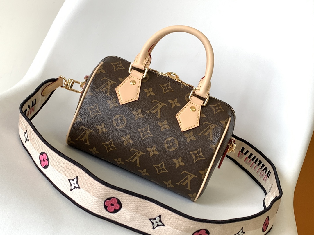 [TOP] Louis Vuitton LV Speedy Bandouliere 20  Bag 20 x 13.5 x 12 cm- 12 Colors