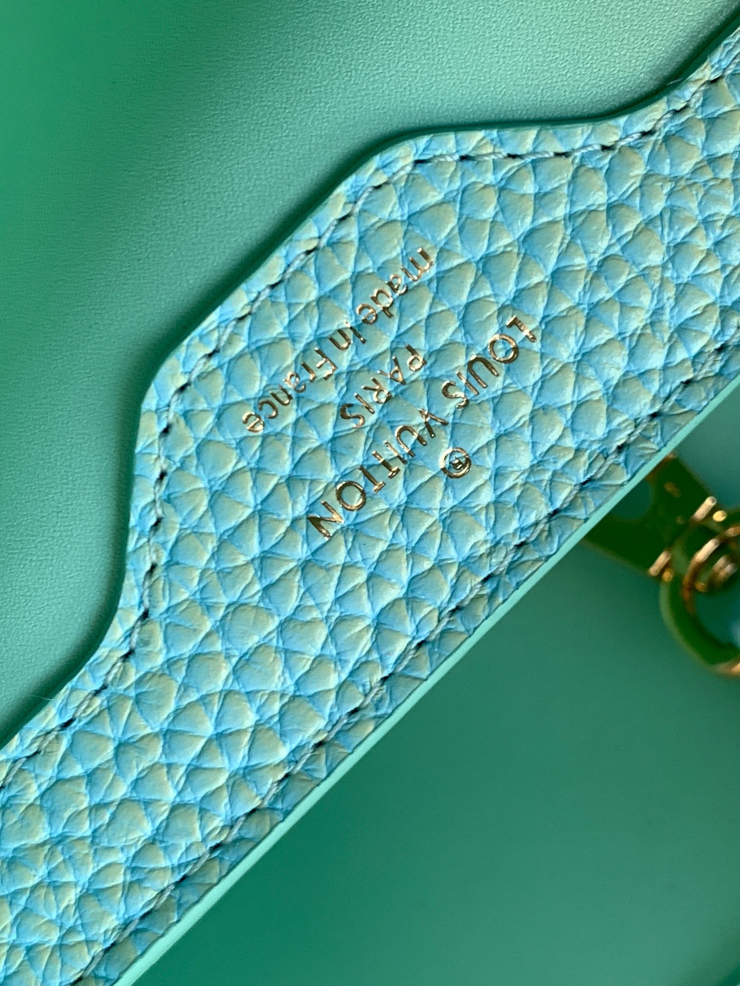 [TOP] Louis Vuitton LV Capucines Bag MINI/BB - Blue