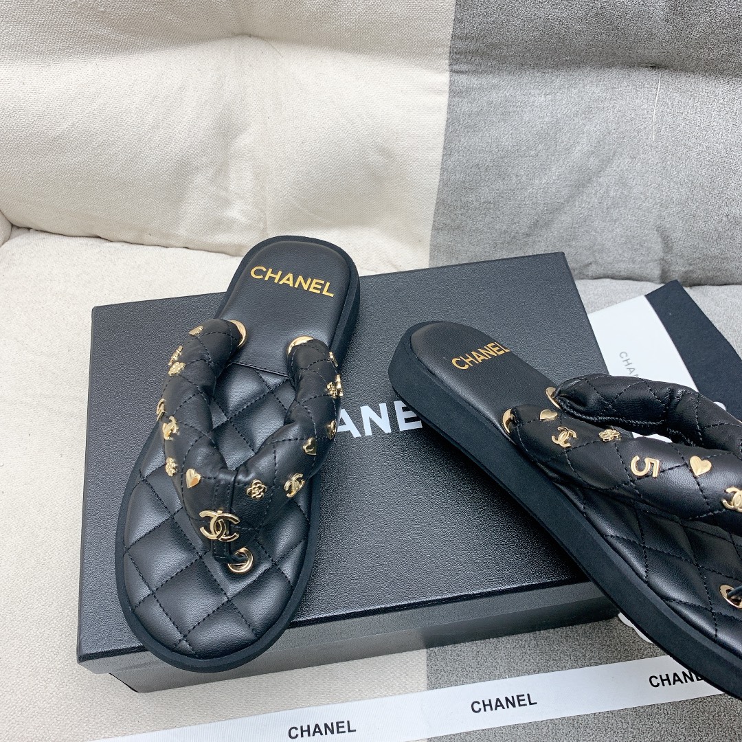 [TOP] CHANEL Slippers - 3 Colors