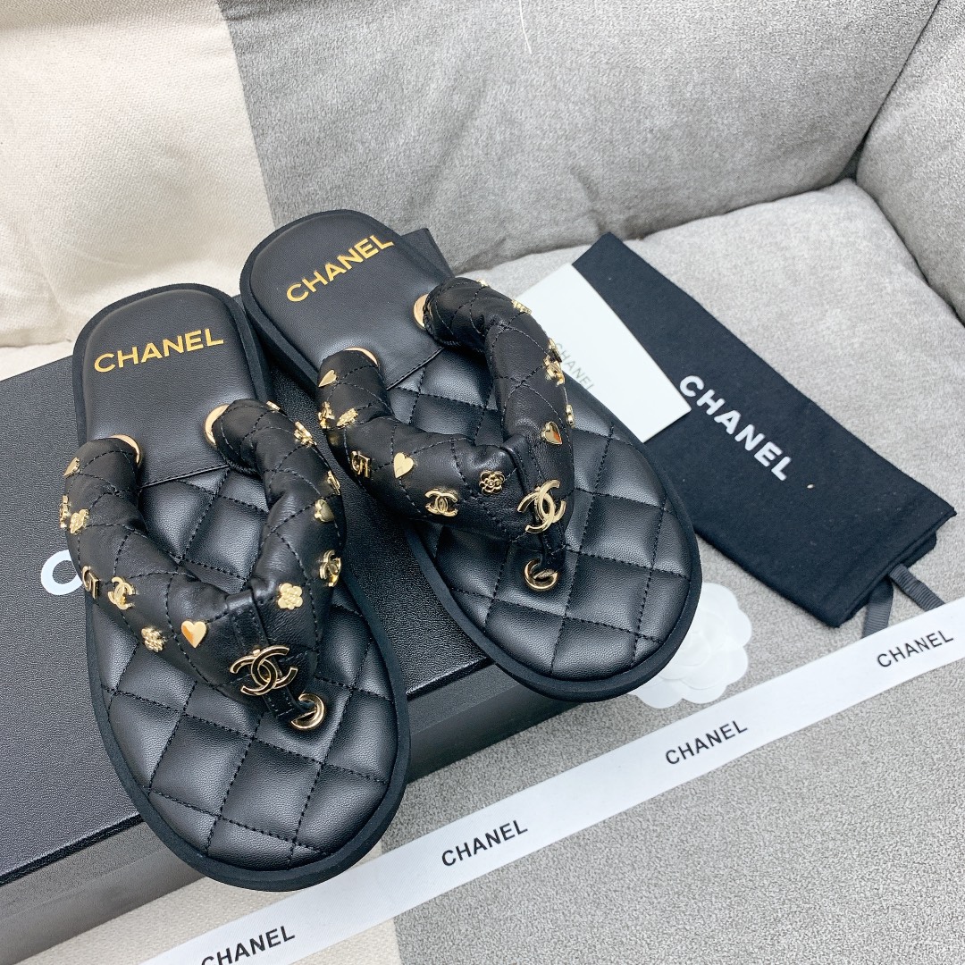 [TOP] CHANEL Slippers - 3 Colors