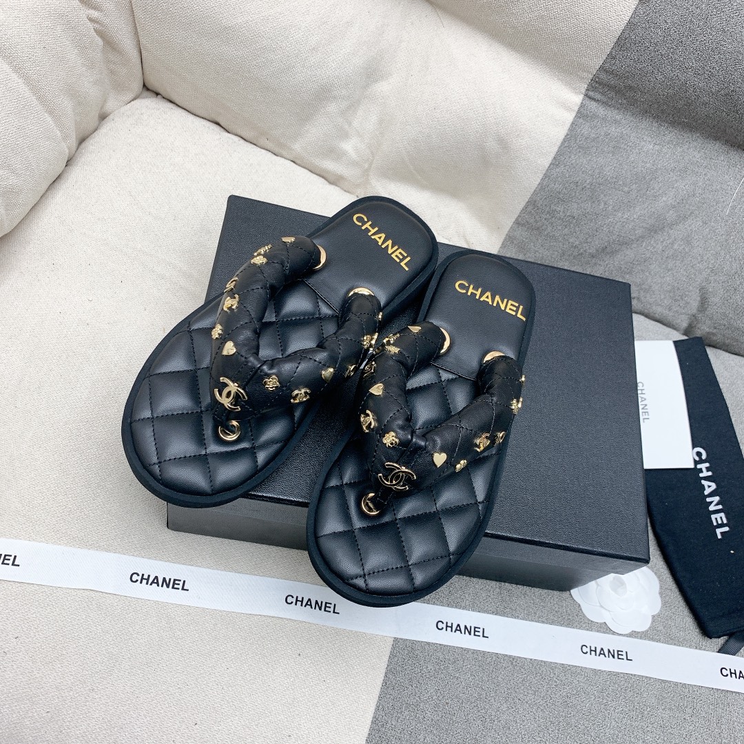 [TOP] CHANEL Slippers - 3 Colors