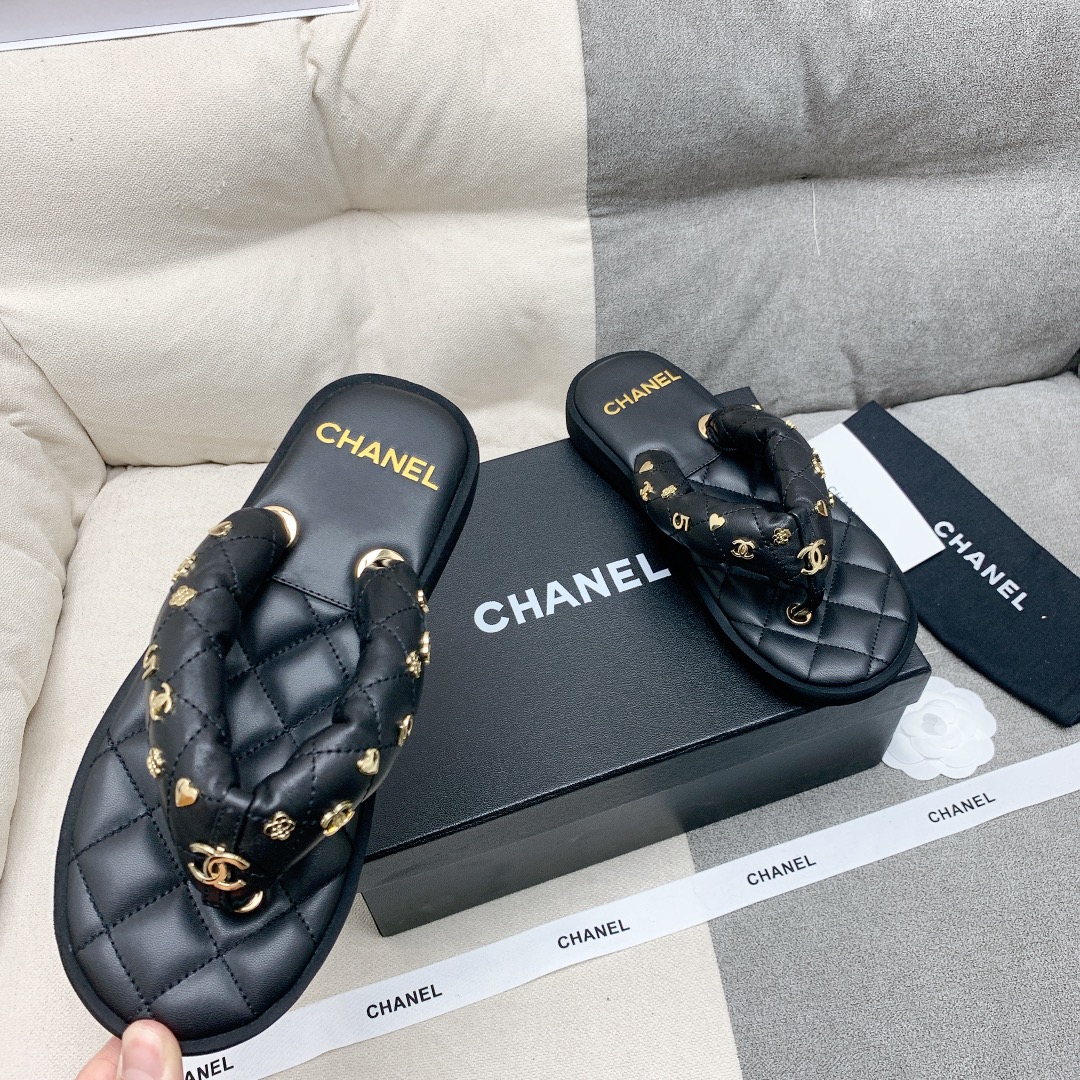 [TOP] CHANEL Slippers - 3 Colors