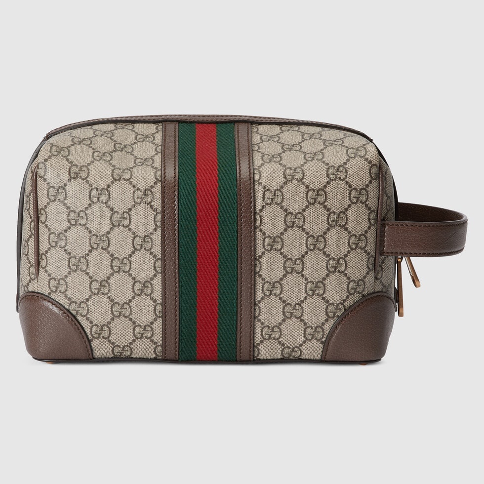 [TOP] GUCCI G*G Wash Bag - Black