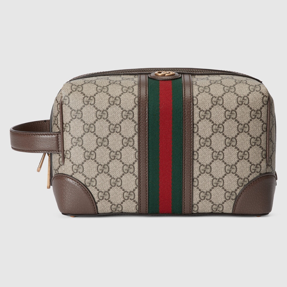 [TOP] GUCCI G*G Wash Bag - Black