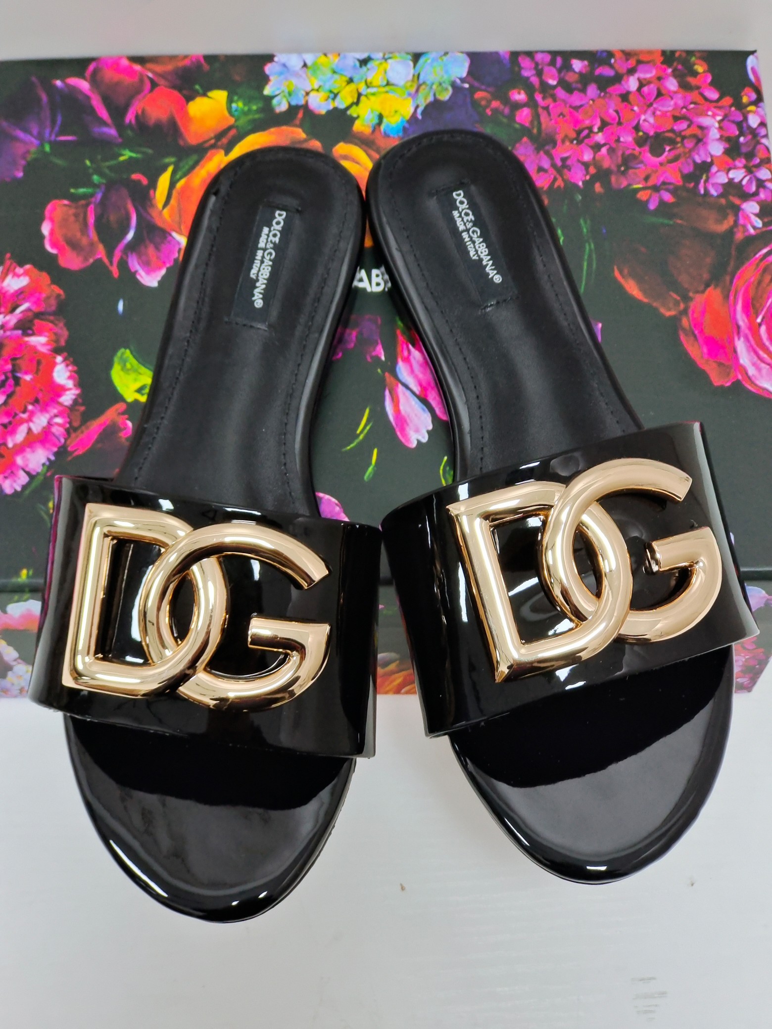 [TOP] Dolce & Gabbana D&G Slides Leather - 5 Color