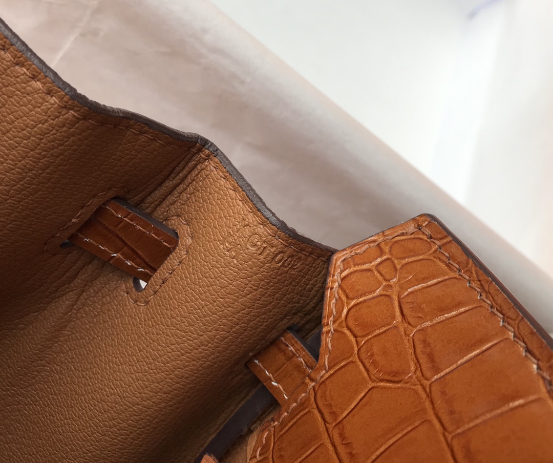 [TOP] HERMES Touch Birkin Leather 25/30 cm - Brown & GHW