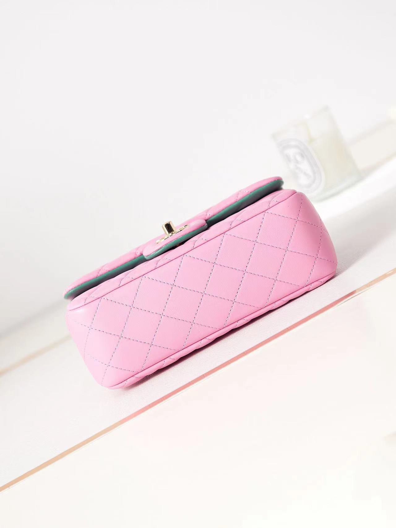 [TOP] CHANEL CoCo Handle Bag  20cm - Pink & GHW