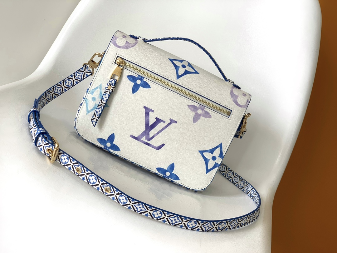[TOP] Louis Vuitton LV L*V Pochette Métis 25.0 x 19.0 x 7.0 cm - Monogram flowers