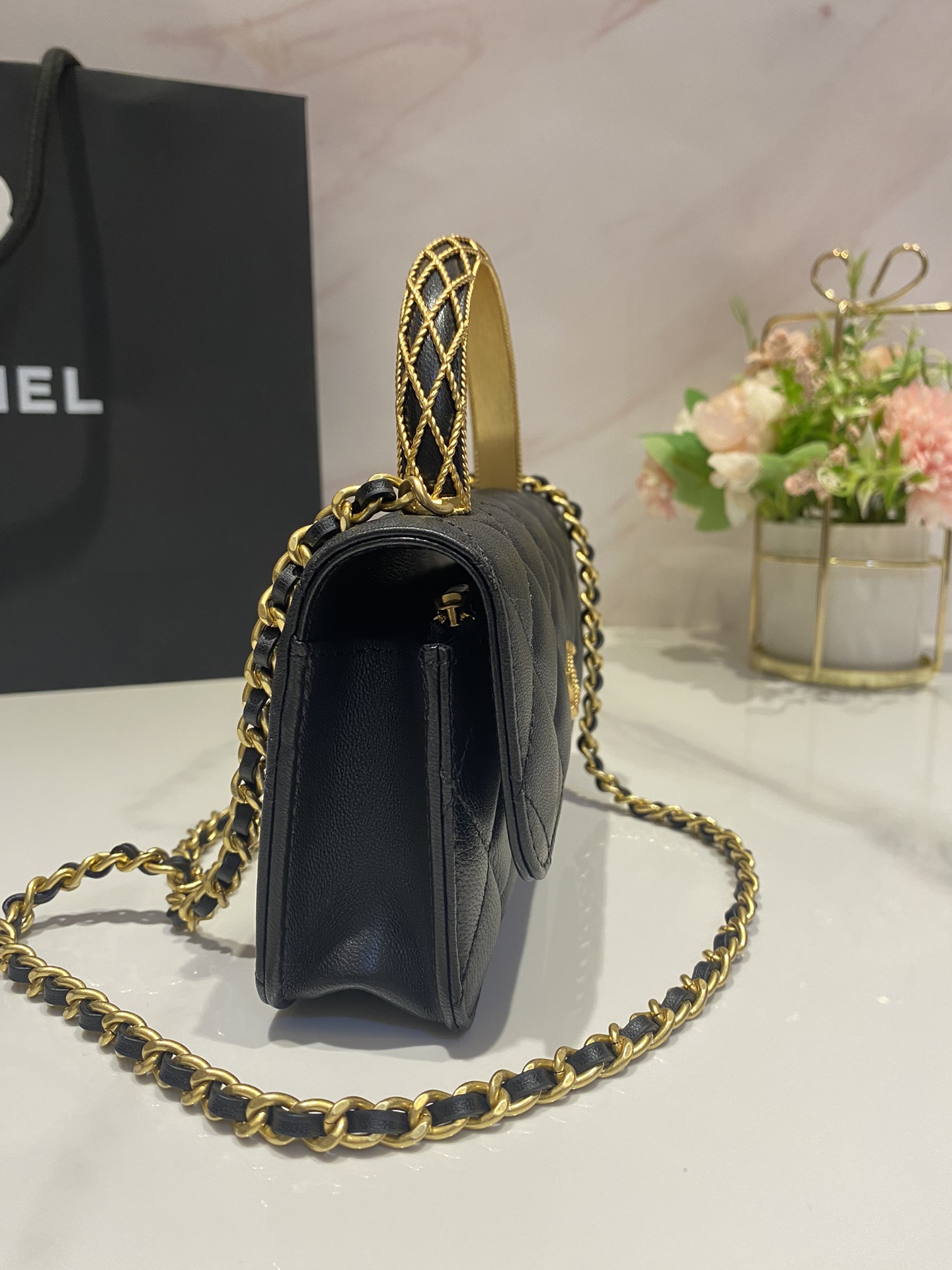 [TOP] CHANEL COCO Handbag 17cm - GHW
