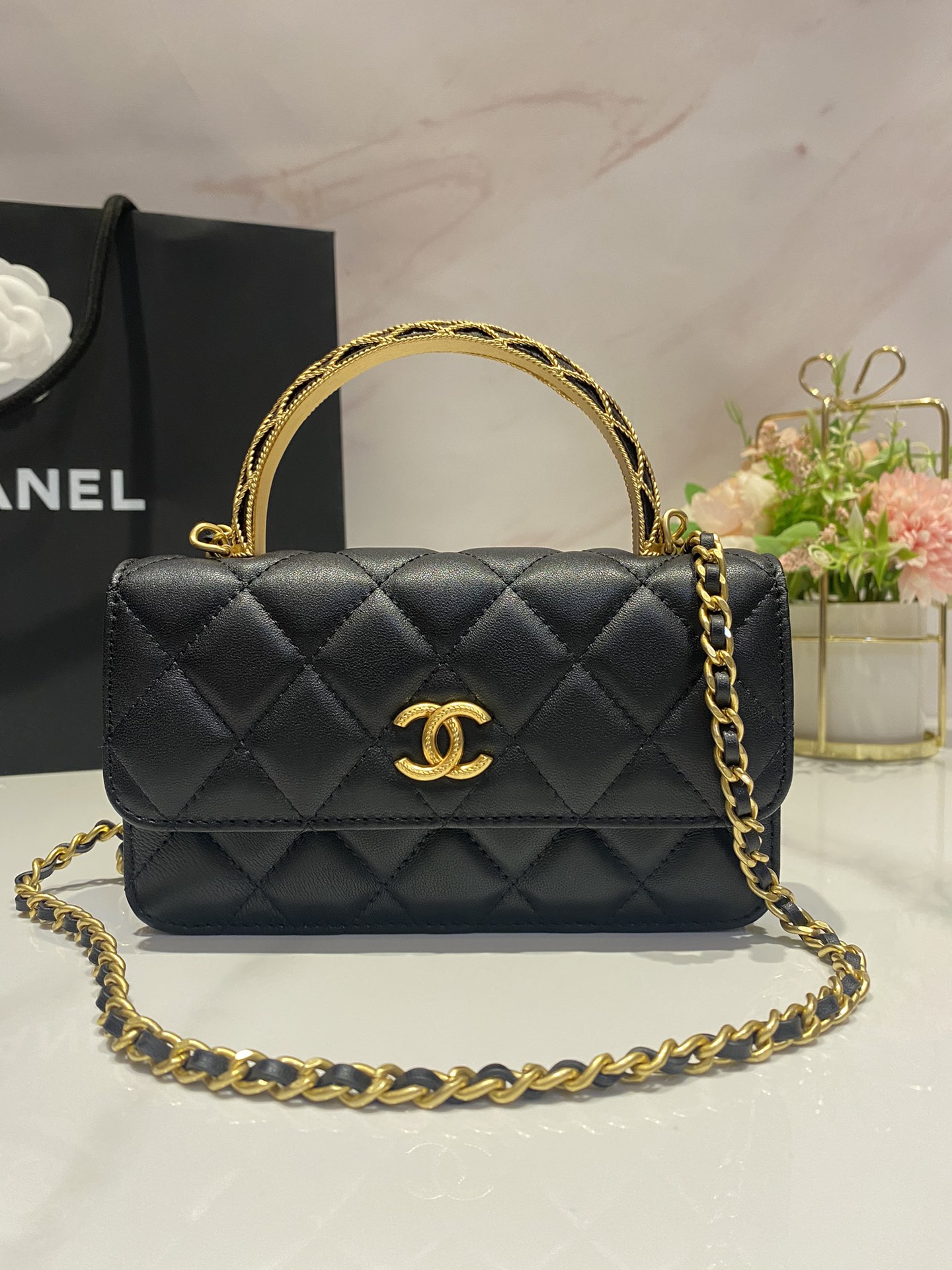[TOP] CHANEL COCO Handbag 17cm - GHW