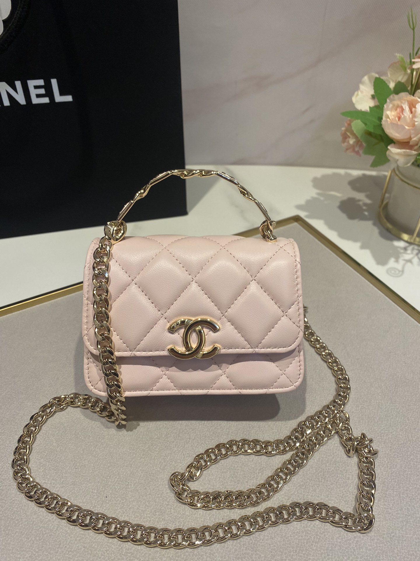 [TOP] CHANEL COCO Handbag 13*9.5*6cm - GHW