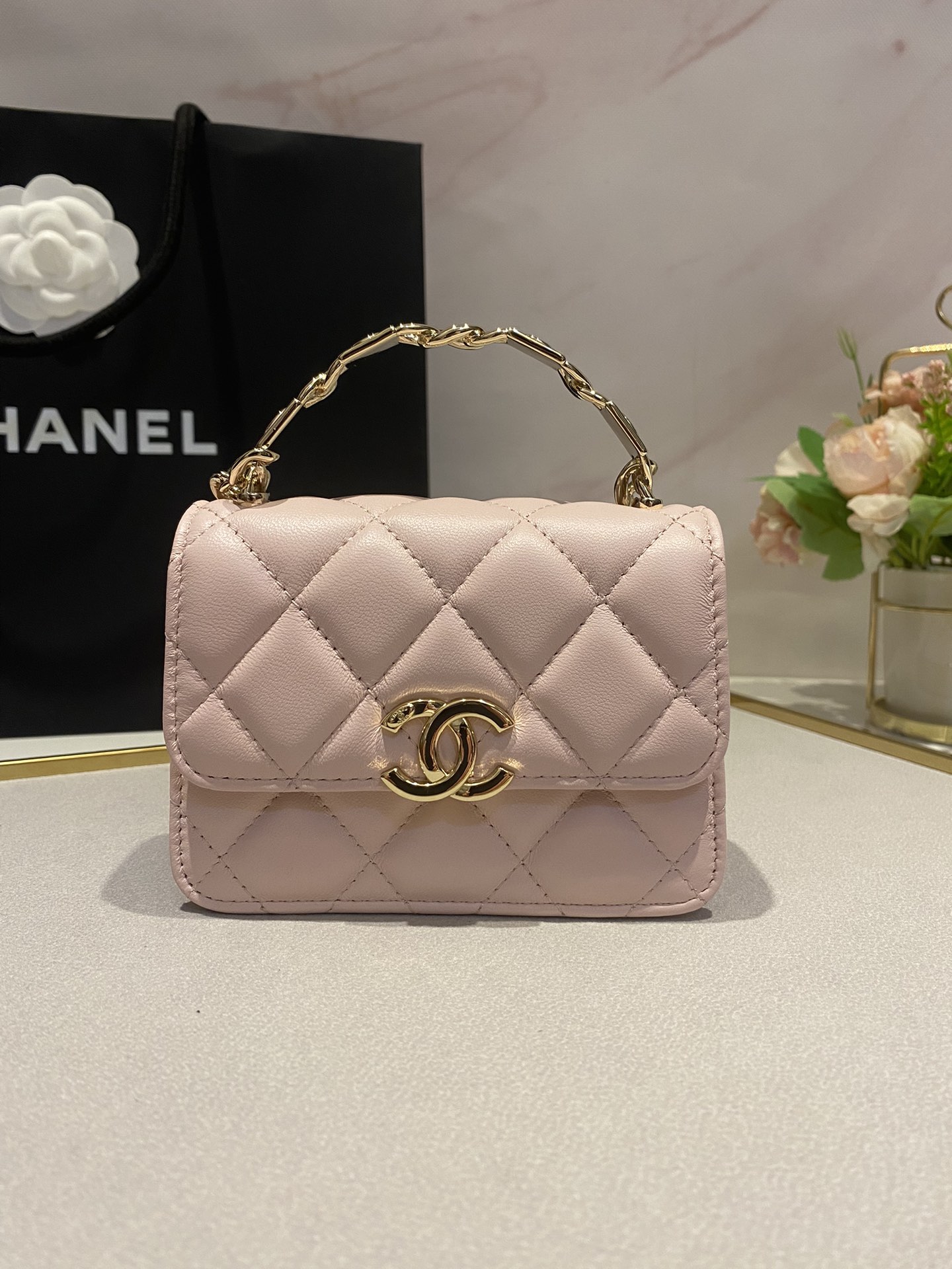 [TOP] CHANEL COCO Handbag 13*9.5*6cm - GHW