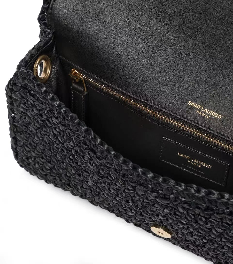 [TOP] Yves Saint Laurent YSL 𝑲𝒂𝒕𝒆 ⁹⁹  Straw Woven Bag