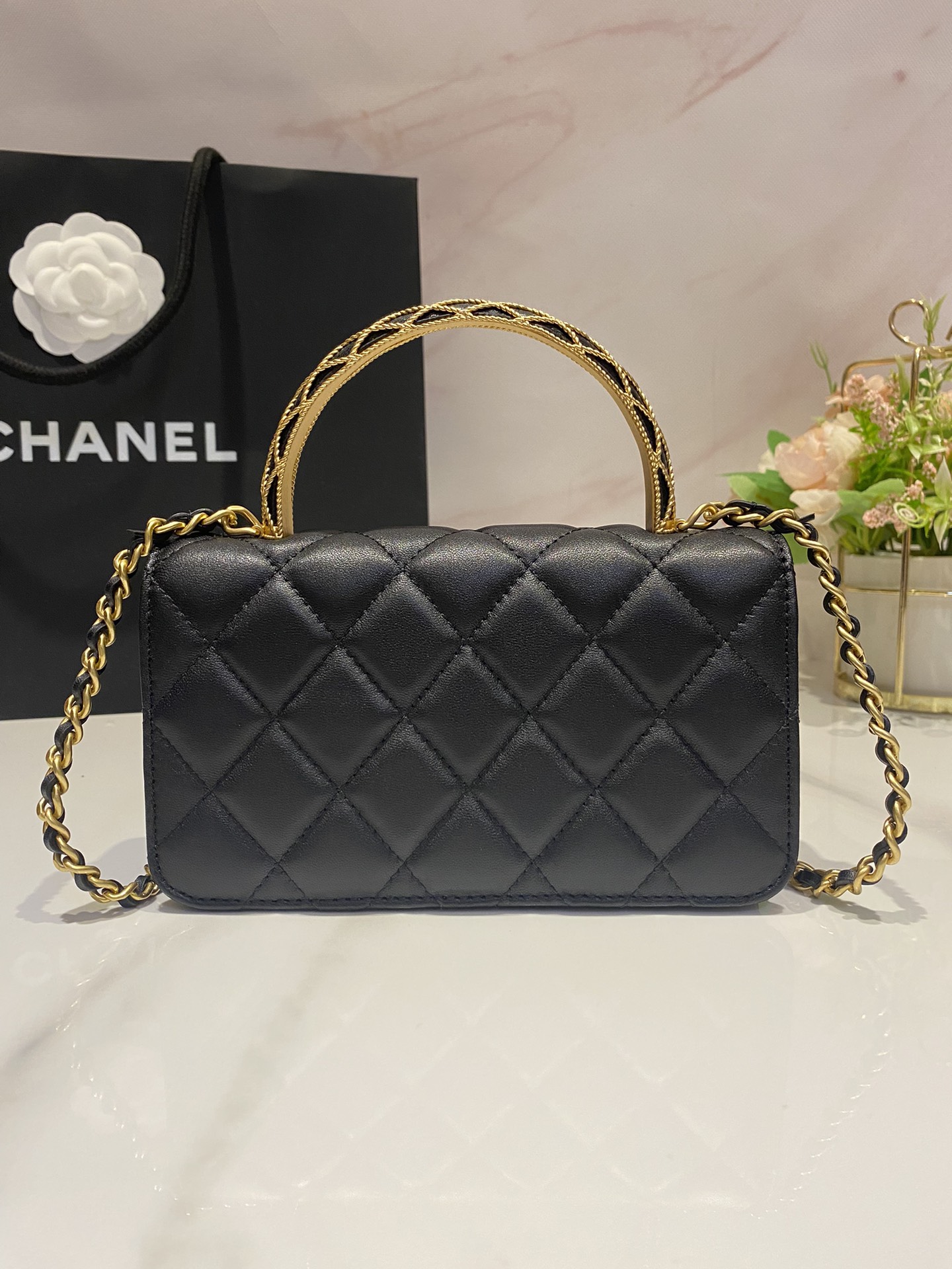 [TOP] CHANEL COCO Handbag 17cm - GHW
