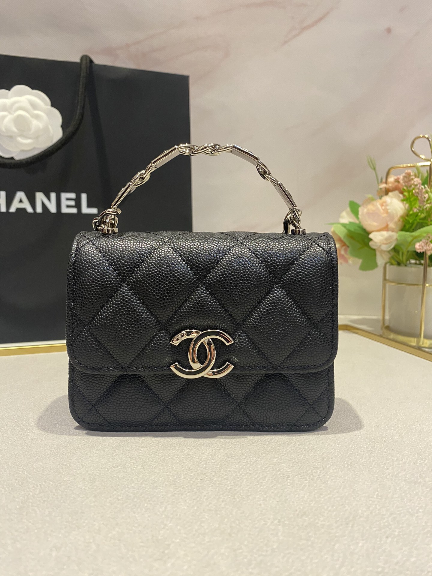 [TOP] CHANEL COCO Handbag 13*9.5*6cm - GHW