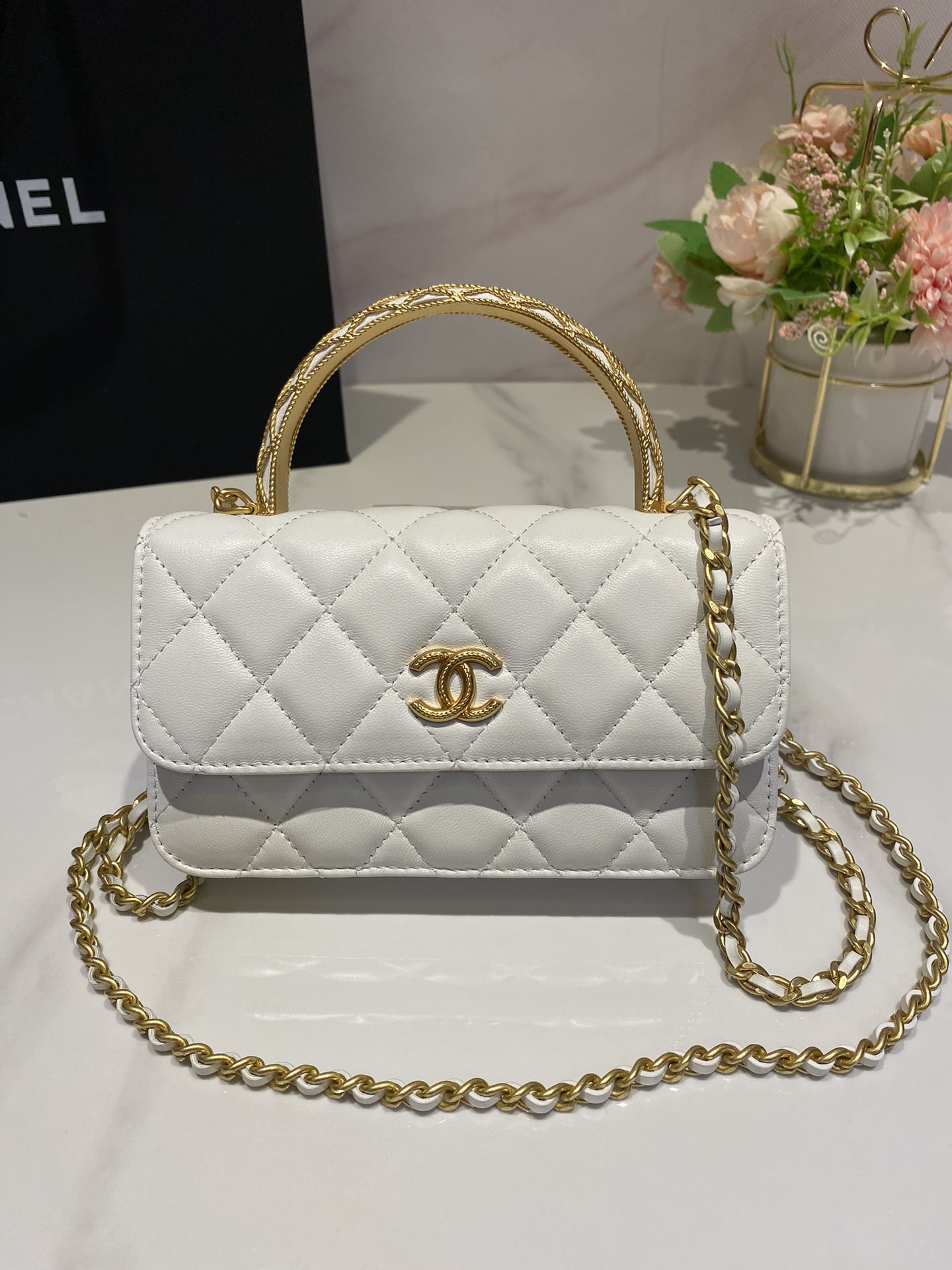 [TOP] CHANEL COCO Handbag 17cm - GHW
