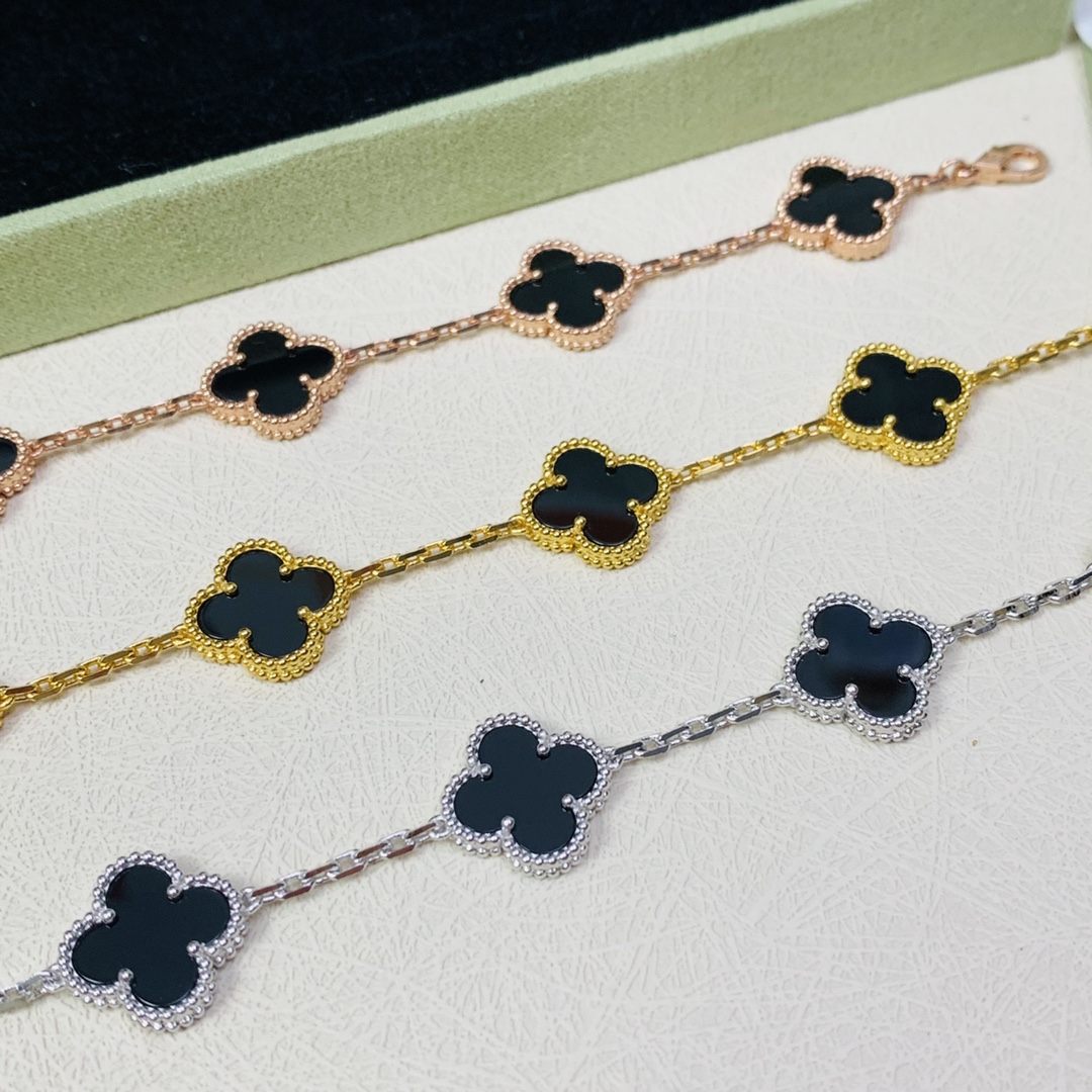 [TOP] Van Cleef & Arpels Alhambra Bracelet - Black