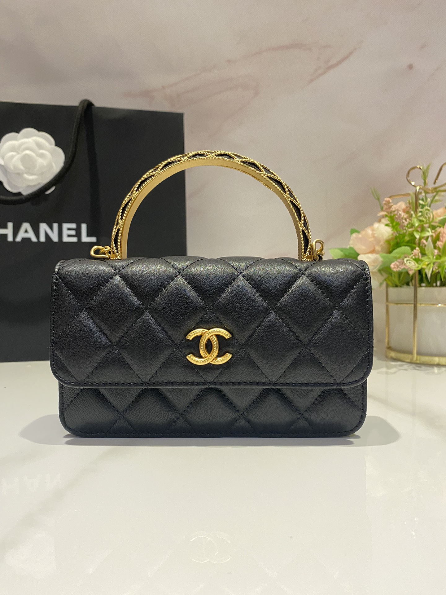 [TOP] CHANEL COCO Handbag 17cm - GHW
