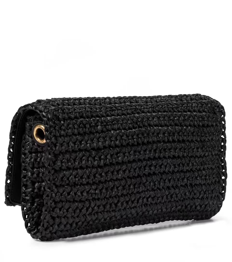 [TOP] Yves Saint Laurent YSL 𝑲𝒂𝒕𝒆 ⁹⁹  Straw Woven Bag