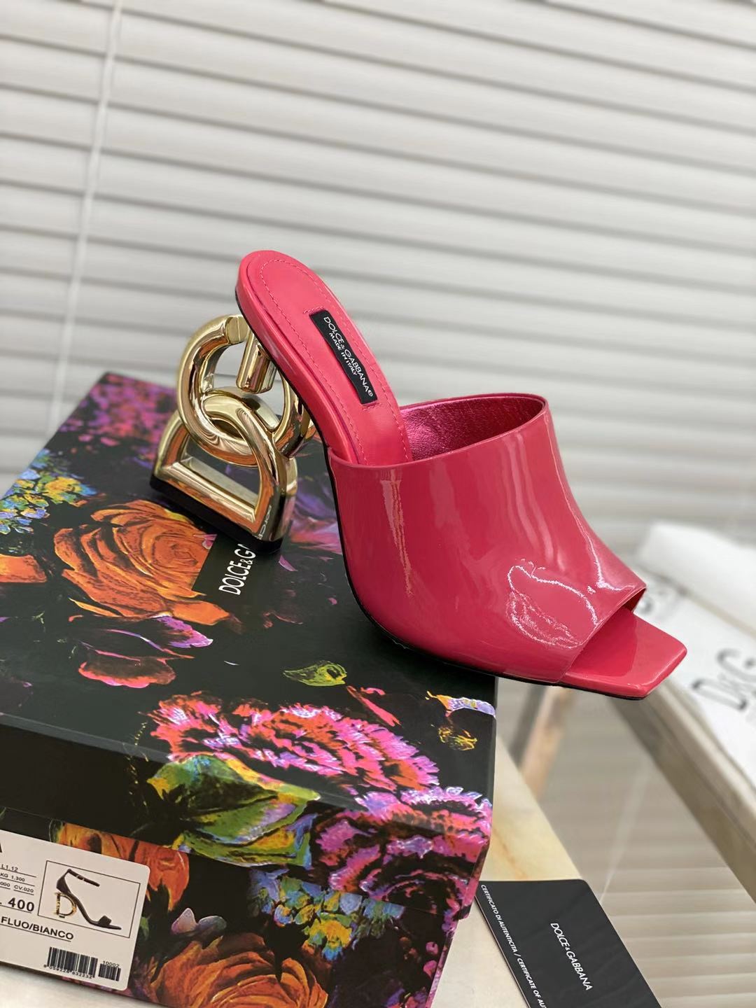 [TOP] Dolce & Gabbana D&G Slides Leather - 11 Colors