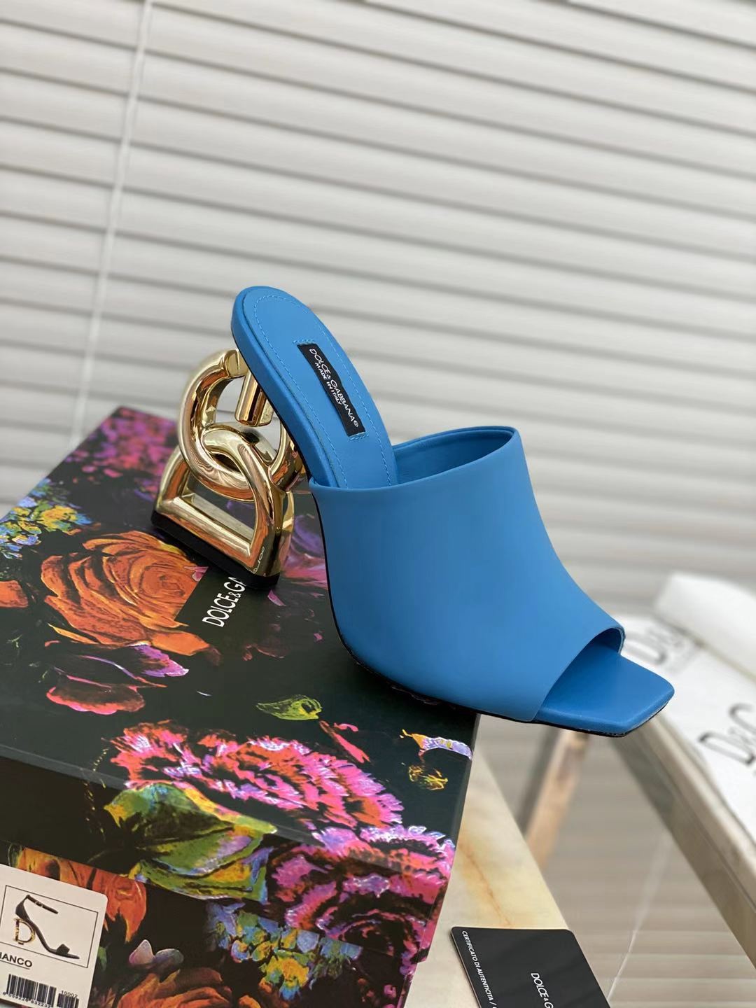 [TOP] Dolce & Gabbana D&G Slides Leather - 11 Colors