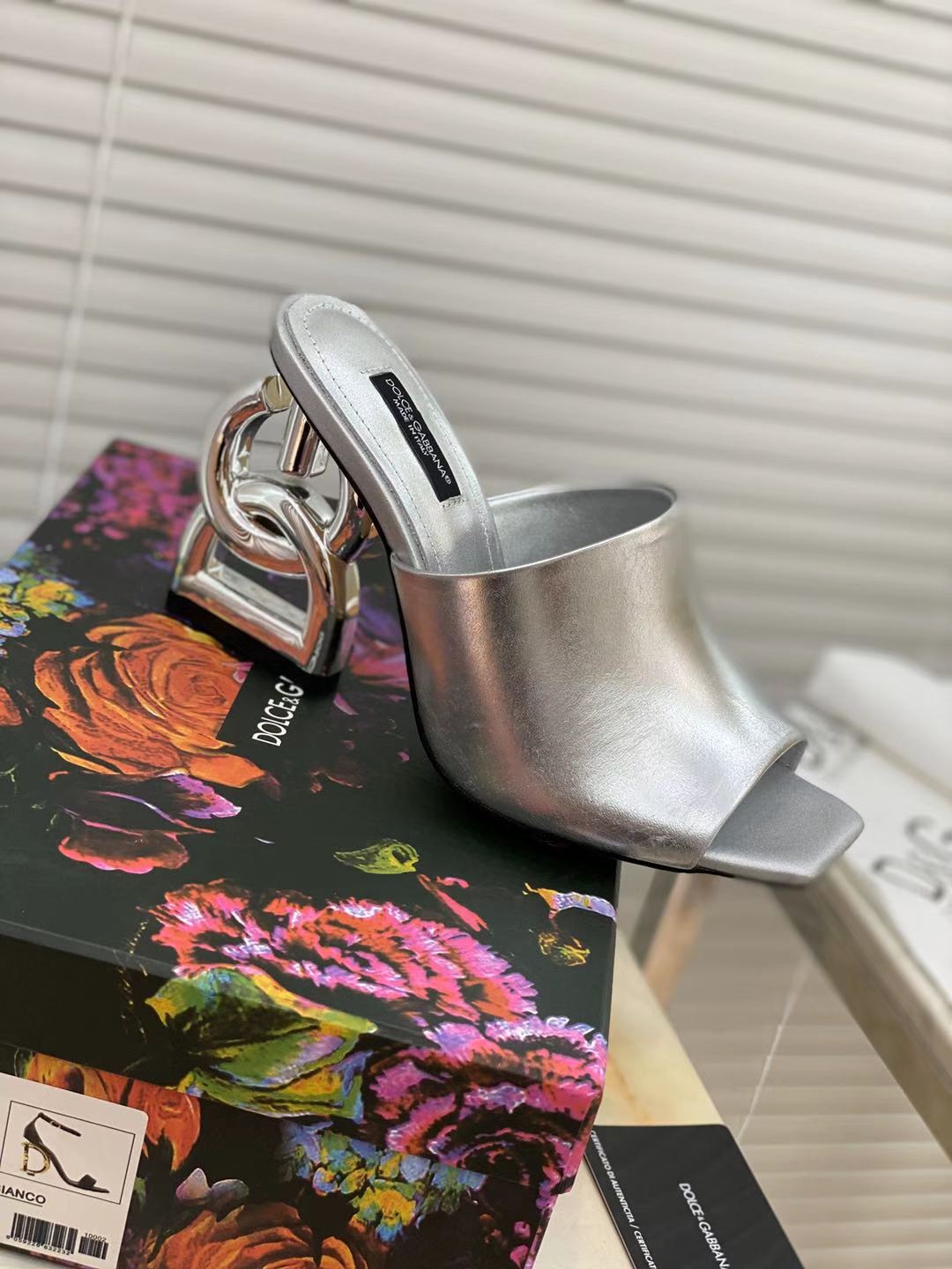 [TOP] Dolce & Gabbana D&G Slides Leather - 11 Colors