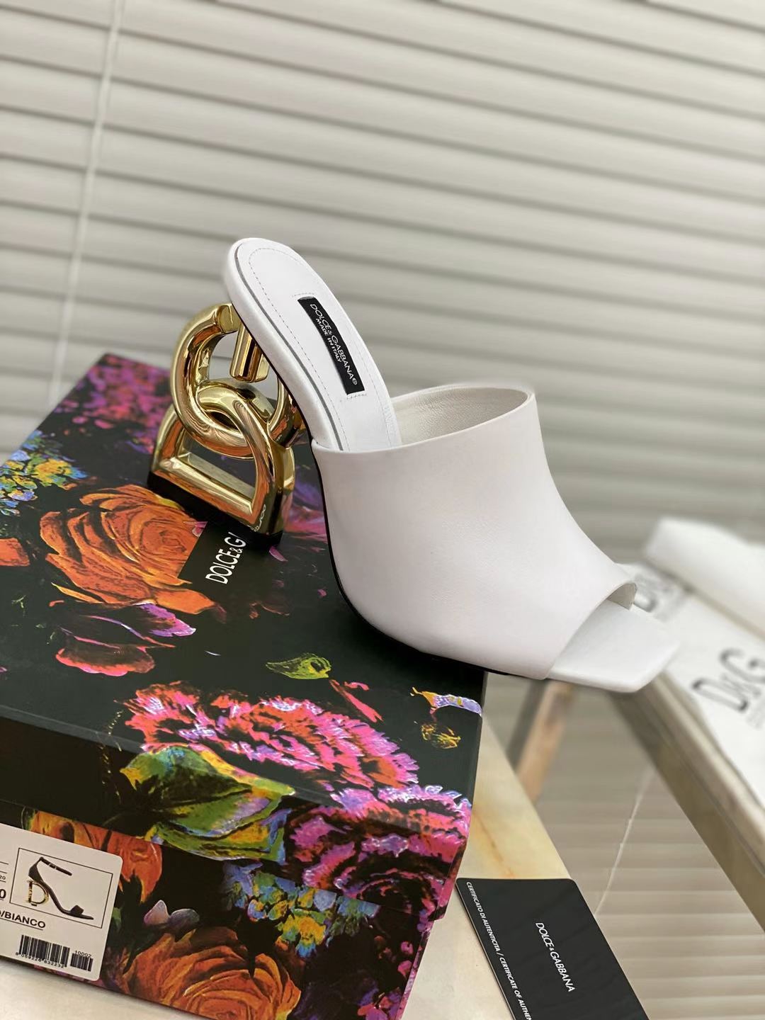 [TOP] Dolce & Gabbana D&G Slides Leather - 11 Colors