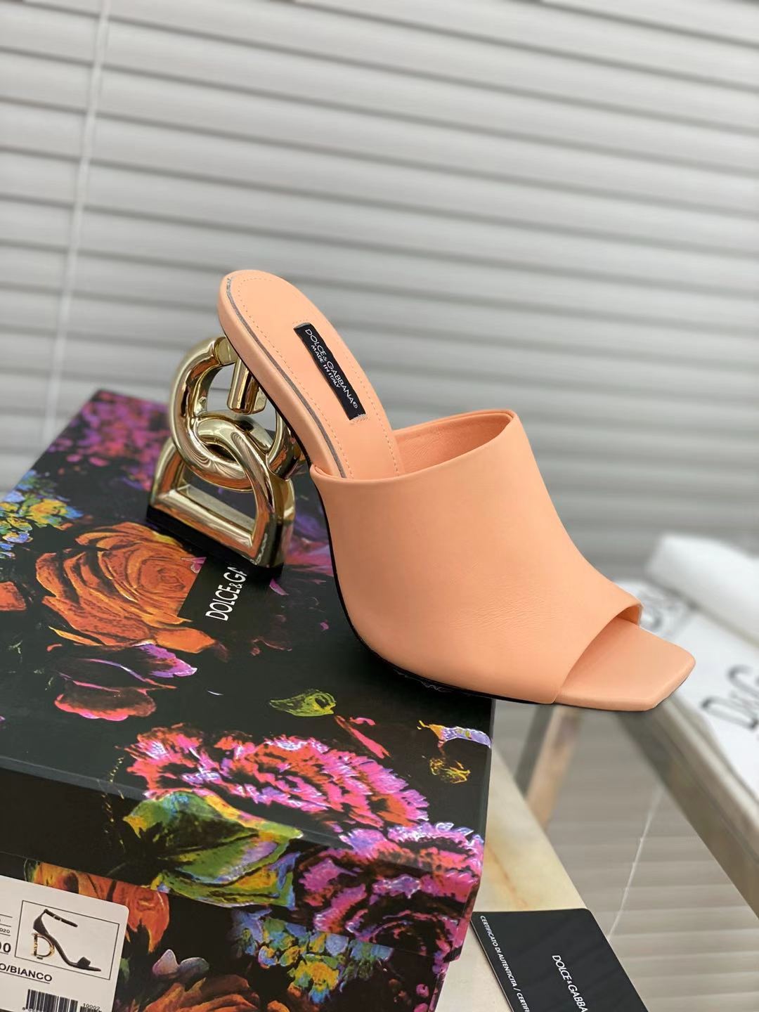 [TOP] Dolce & Gabbana D&G Slides Leather - 11 Colors