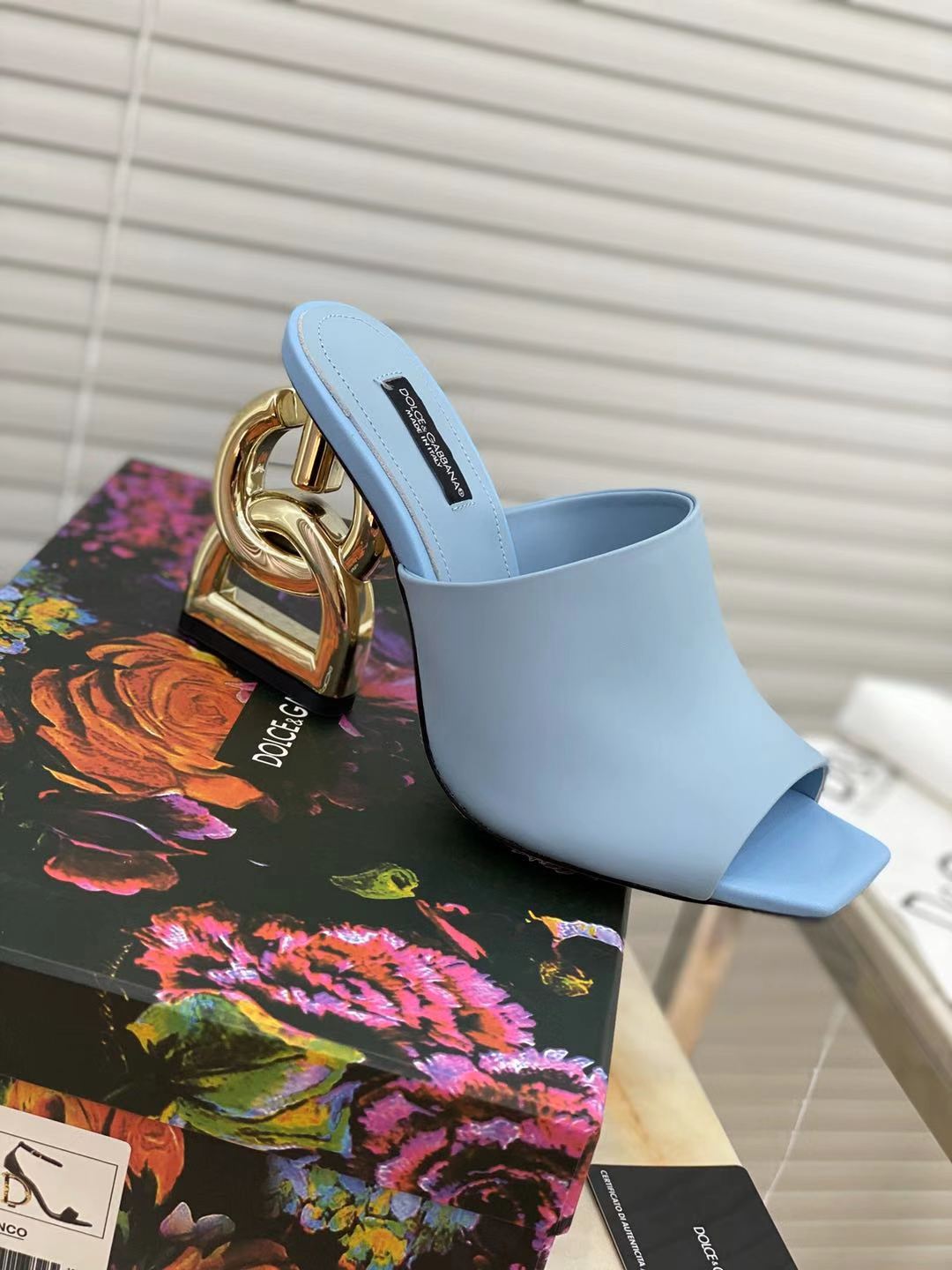 [TOP] Dolce & Gabbana D&G Slides Leather - 11 Colors