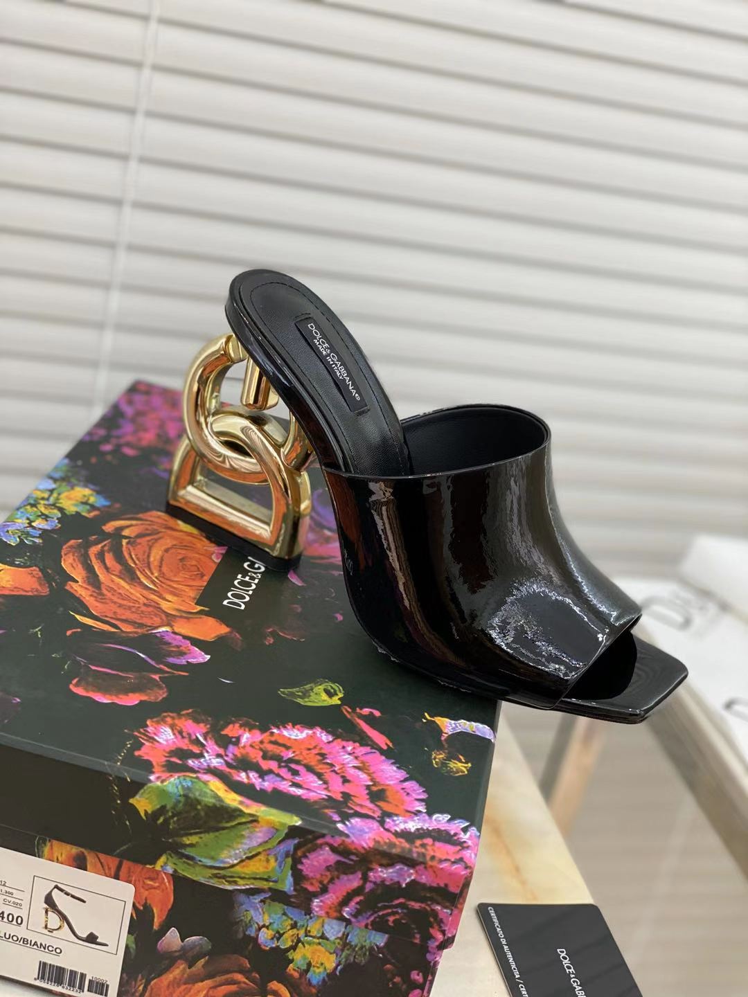 [TOP] Dolce & Gabbana D&G Slides Leather - 11 Colors