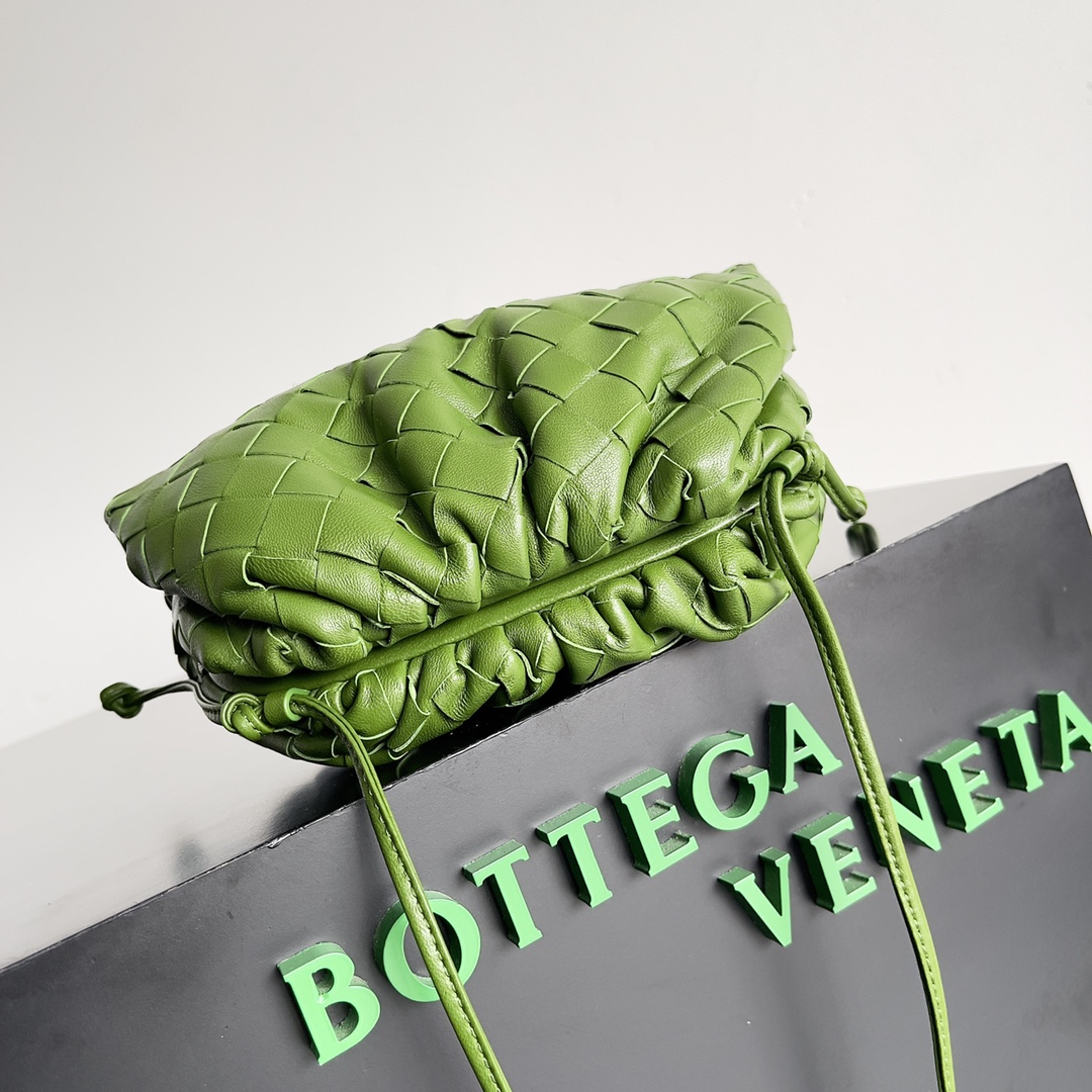 [TOP] Bottega Veneta BV Mini Pouch Bags - Green