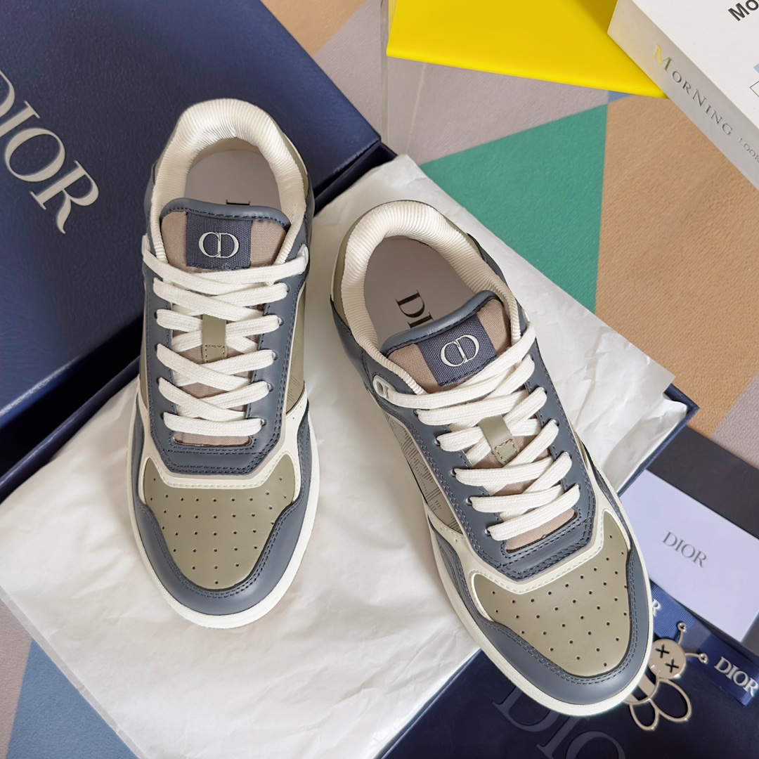 [TOP] Christian Dior B27 Low Top Sneakers - Oblique Monogram