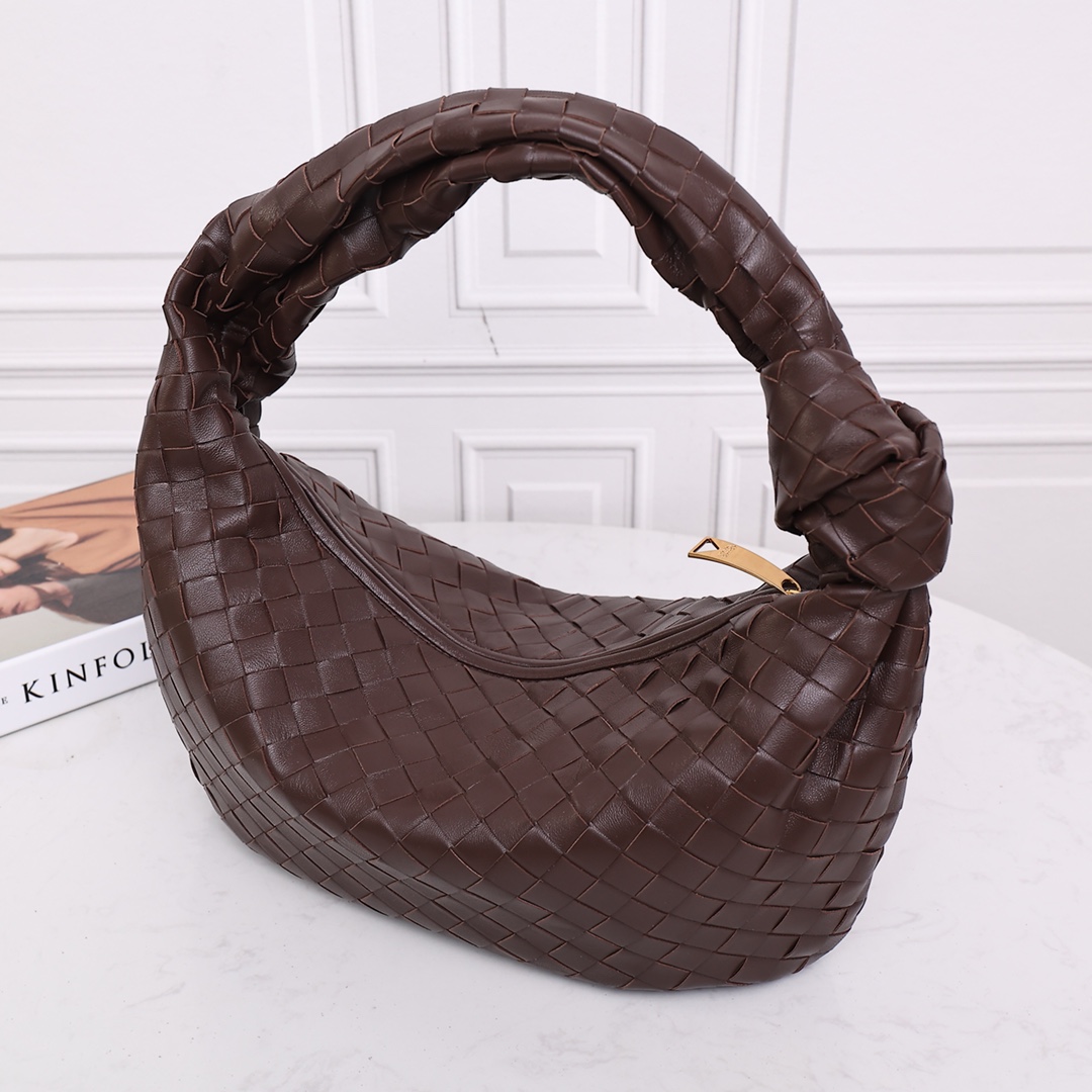 [TOP] Bottega Veneta BV Jodie Bag - Brown